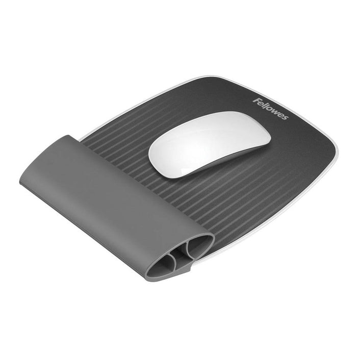 Fellowes Mouse Pad and Wrist Support - Grey FPF9311801