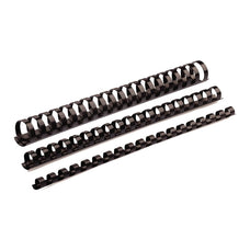 Fellowes Plastic Binding Coils 14mm Black, Pack of 100 FPF5346907