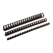 Fellowes Plastic Binding Coils 19mm Black, Pack of 100 FPF100093154