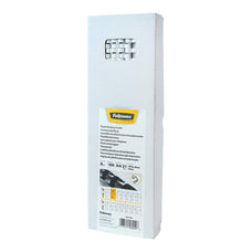 Fellowes Plastic Binding Coils 8mm White, Pack of 100 FPF5345406