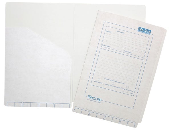 Filecorp File-Rite 15mm Left Hand Pocket Lateral File (2002) x 100 ...
