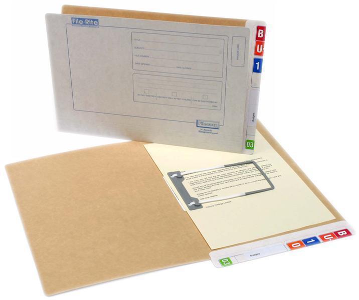 Filecorp File-Rite 35mm Lateral File + 3 Part Clip (20003PT) x 100 ...