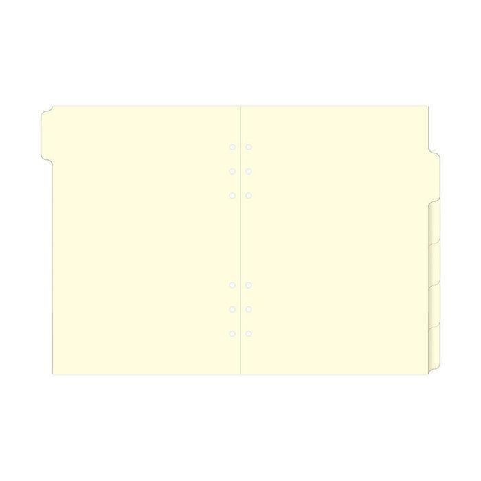 Filofax A5 Blank Index with Multi Coloured Labels Refill CXF341680