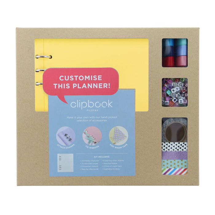 Filofax A5 Clipbook Creative Kit Lemon CXF145031