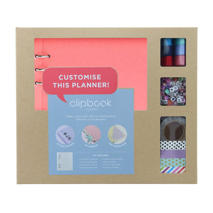 Filofax A5 Clipbook Creative Kit Rose CXF145033