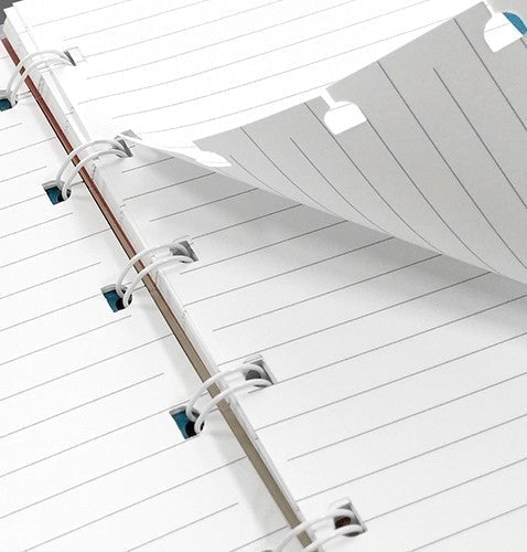 Filofax A5 Notebook Architex Blue Suede CXF115090