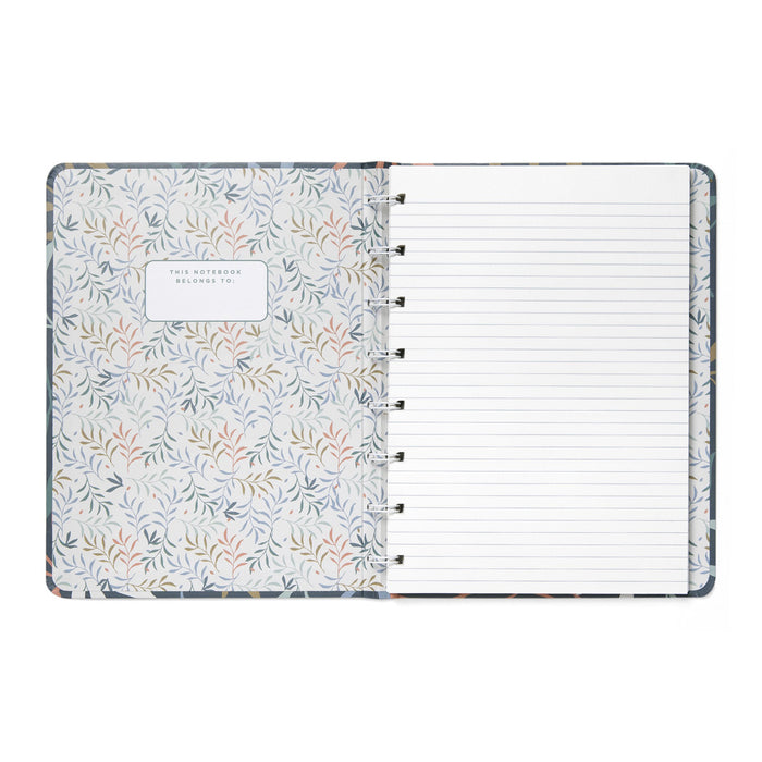 Filofax A5 Notebook, Botanical Blue (148mm x 210mm) CXF179518