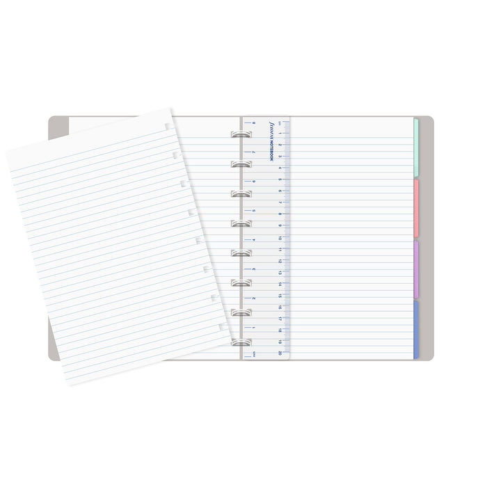 Filofax A5 Notebook, Classic Pastel Stone (148mm x 210mm) CXF115107