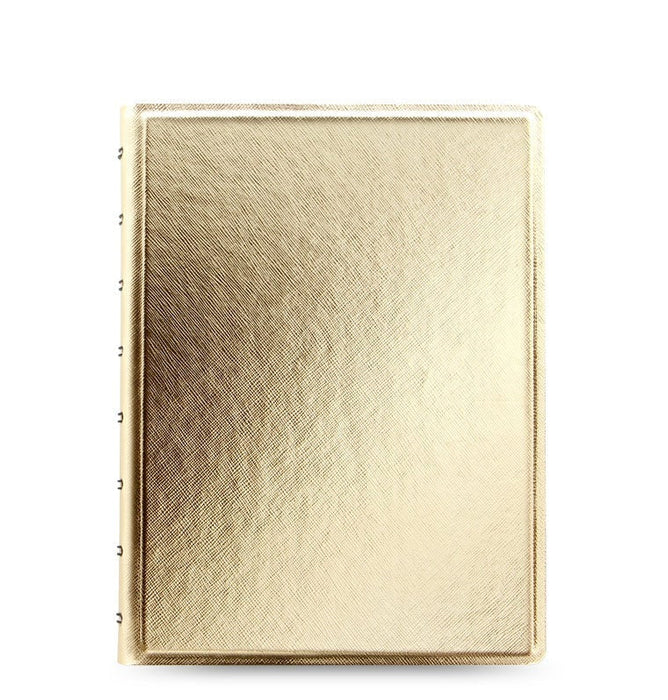 Filofax A5 Notebook Saffiano Gold CXF115036