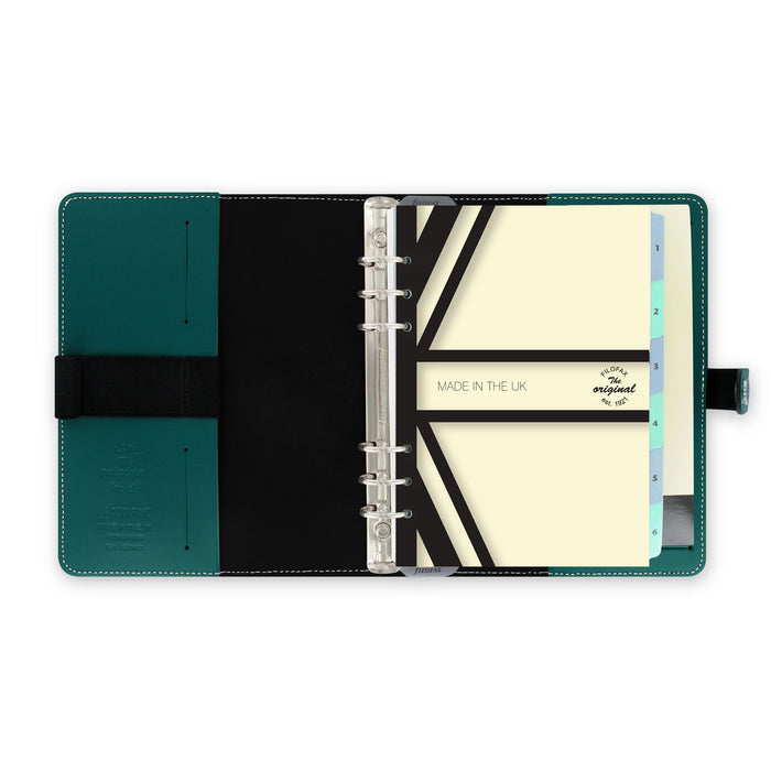 Filofax A5 Organiser Original Leather, Aqua (148mm x 210mm) CXF022383