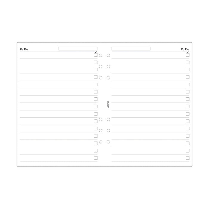 Filofax A5 To Do Pad Refill CXF342211