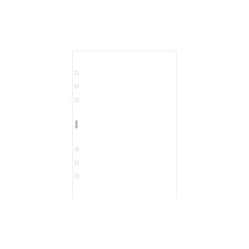 Filofax A5 White Plain Notepaper Refill CXF342405