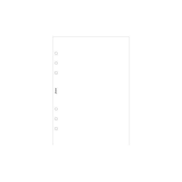 Filofax A5 White Plain Notepaper Refill CXF342405