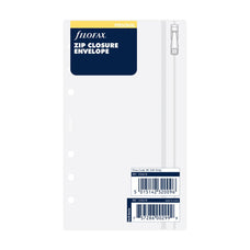 Filofax Accessory Translucent Envelope Zip Lock Closure Personal CXF133618