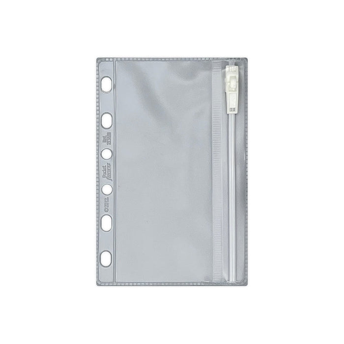 Filofax Accessory Translucent Envelope Zip Lock Closure Pocket CXF213618