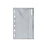 Filofax Accessory Translucent Envelope Zip Lock Closure Pocket CXF213618
