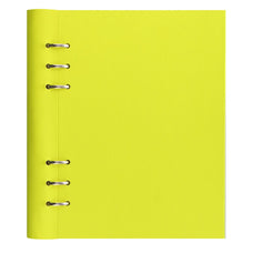 Filofax Clipbook A5 Notebook, Saffiano Fluoro Yellow CXF145009