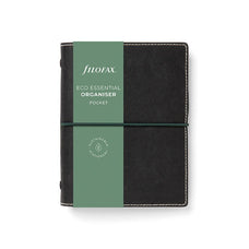 Filofax Eco Essential 15cm x 13cm Pocket Organiser Ebony CXF022682