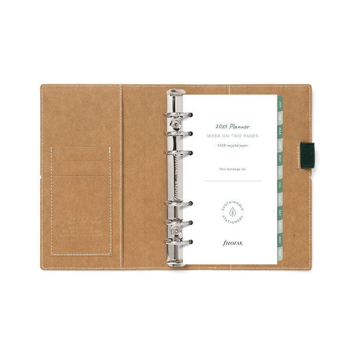 Filofax Eco Essential 19.5cm x 15cm Personal Organiser Dark Walnut CXF022680