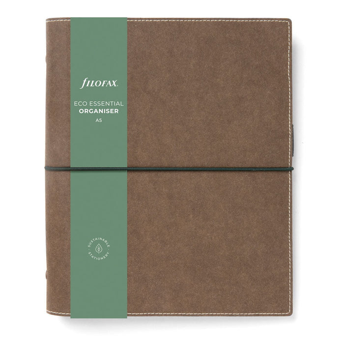 Filofax Eco Essential A5 Organiser, Dark Walnut CXF022681