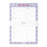 Filofax Mediterranean Meal Planner Notepad (with magnet) CXF132894