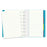 Filofax Notebook A5 Aqua Lined CXF115012