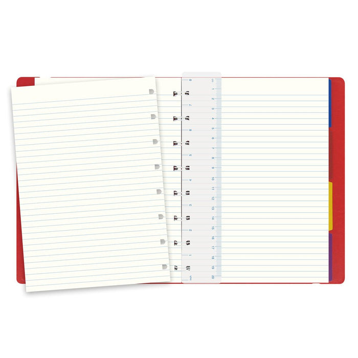 Filofax Notebook A5 Red Lined CXF115008