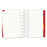 Filofax Notebook A5 Red Lined CXF115008