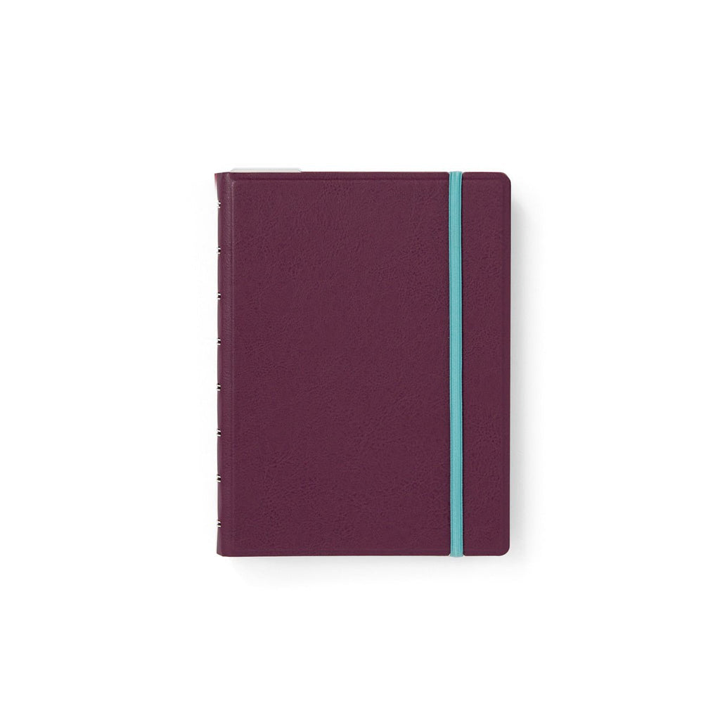 Filofax Notebook A5 Refillable Lined Contemporary Plum | Filofax ...