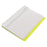 Filofax Notebook A5 Saffiano Grey Yellow Lined CXF115074