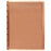 Filofax Notebook A5 Saffiano Rose Gold Lined CXF115058