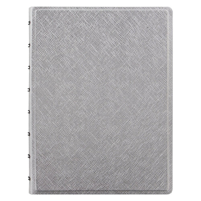 Filofax Notebook A5 Saffiano Silver Lined CXF115076