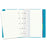 Filofax Notebook Pocket Aqua Lined CXF115006