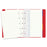 Filofax Notebook Pocket Red Lined CXF115002