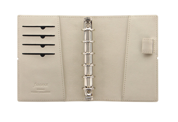Filofax Organiser Domino, Pocket, Black (81mm x 120mm) CXF027846