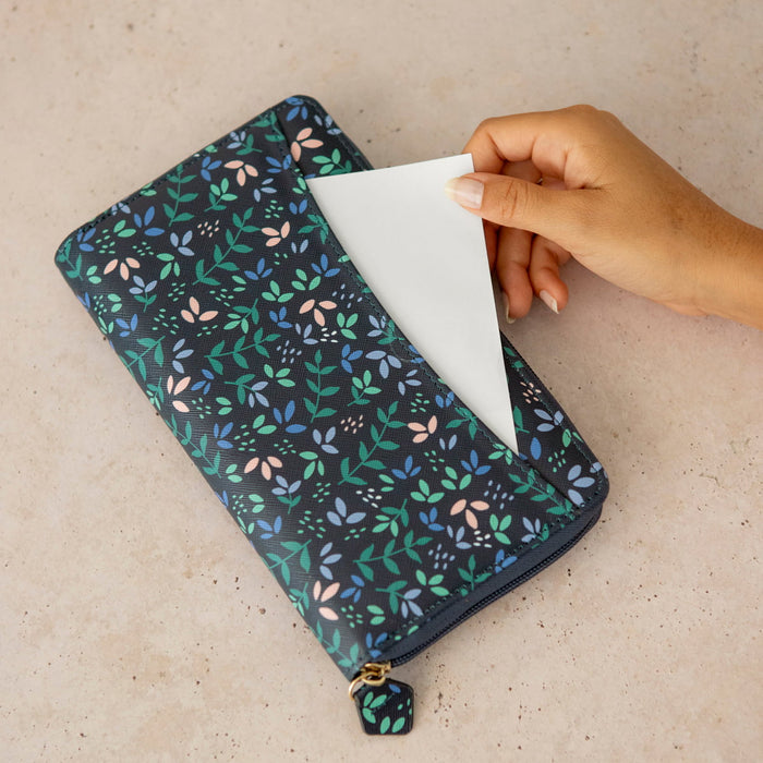 Filofax Personal Compact Organiser, Zip Closure, Garden, 171mm x 9mm CX1002037