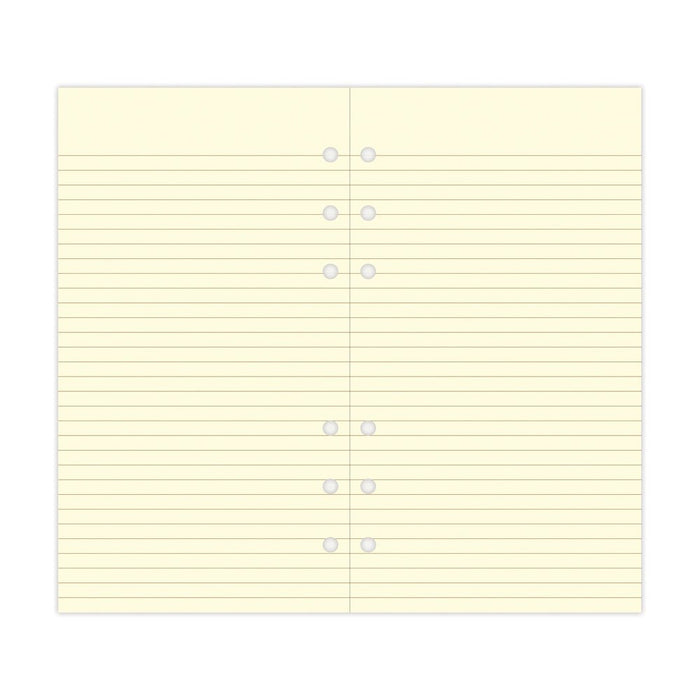 Filofax Personal Cream Lined Notepad Refill CXF133053