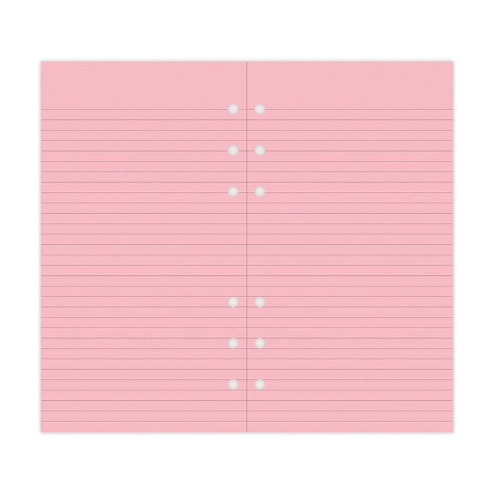 Filofax Personal Pink Lined Notepad Refill CXF133007