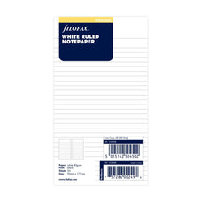 Filofax Personal White Lined Notepad Refill - 30 Sheets CXF133008