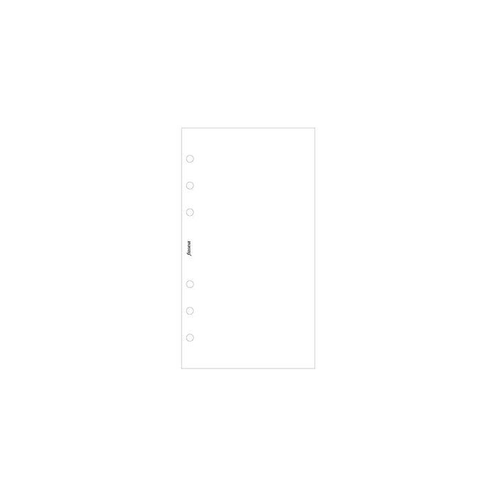 Filofax Personal White Plain Notepad Refill CXF132405