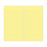 Filofax Personal Yellow Lined Notepad Refill 100 Sheets CXF132201