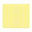Filofax Personal Yellow Lined Notepad Refill 30 Sheets CXF133010