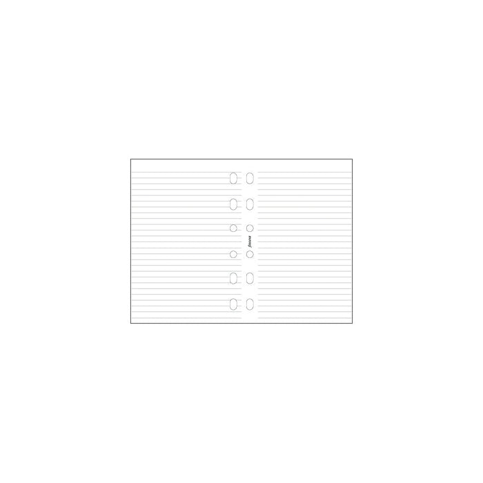 Filofax Pocket White Lined Notepaper Refill 25 Sheets CXF213008