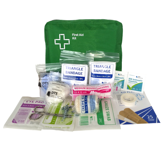 First aid Kit  Lone Worker / Vehicle, Economy in Soft Pouch DTFAKLWQSI