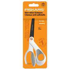 Fiskars 8 inch Performance Offset Scissors, Non-Stick CX1002499