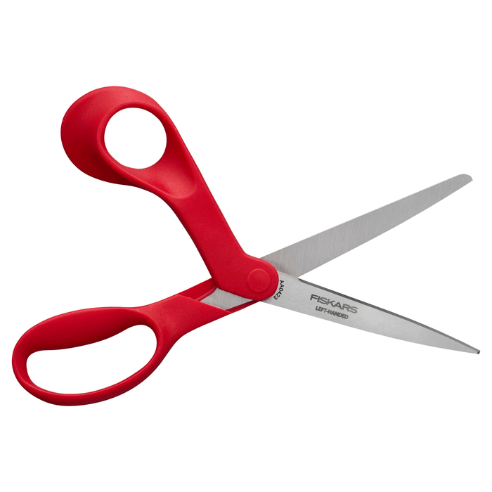 Fiskars Premier Orange Handle Left-Handed Scissors 8 Inch CX1002663