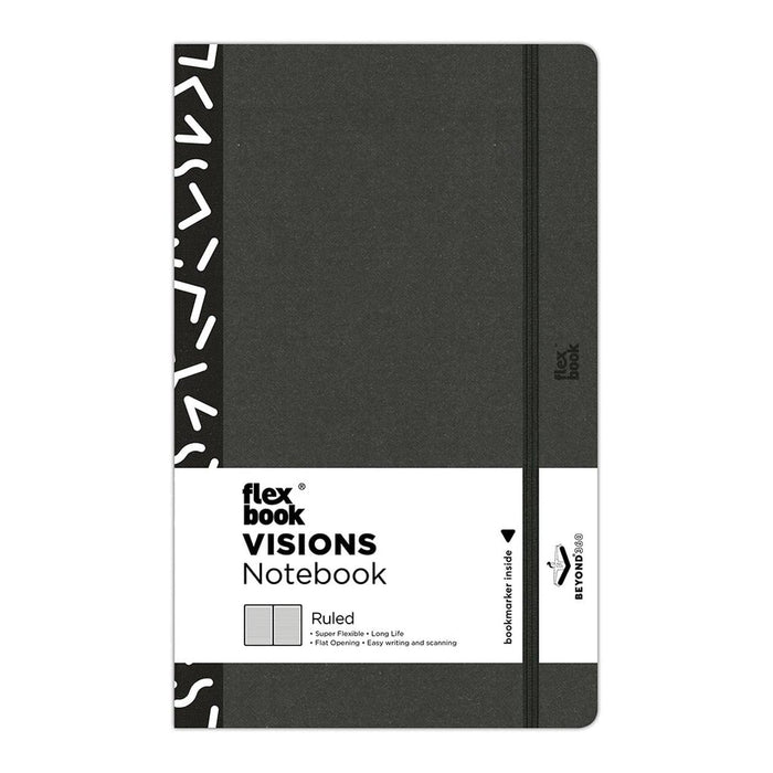 Flexbook Visions 130mm x 210mm Notebook - Black FP2100091