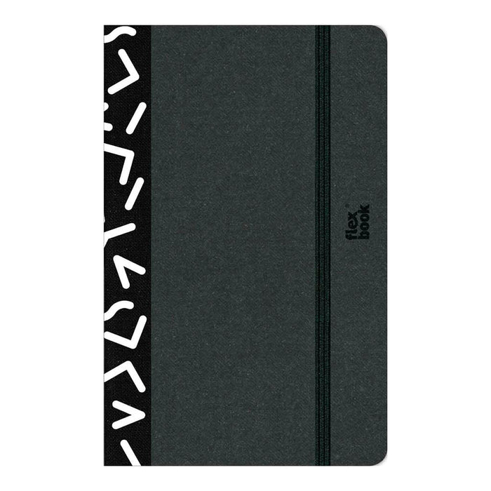 Flexbook Visions 90mm x 140mm Ruled Pocket Notebook - Black FP2100092