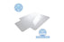 Floortex Clear PVC Chair Mat for Standard Pile Carpet 90cm x 121cm AOACCMFLVG0003