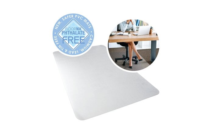 Floortex Multi-Purpose Hard Floor Protection Mat 75cm x 120cm AOACCMFLVS0003